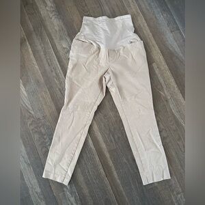 Old Navy Cream Maternity Pants size 10
